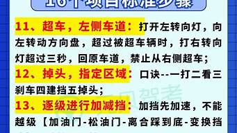 驾校考试内容_驾校考试内容有哪些